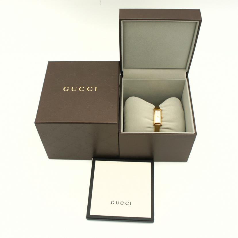 ＧＵＣＣＩ グッチ/バングルウォッチ・ホワイトシェル／１０Ｐダイヤ／クオーツ/YA015560//149*****/Bランク/75