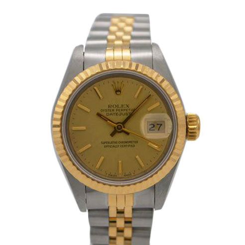 ROLEX ロレックス/デイトジャスト/シャンパンゴールド/69173/E62**********/ROLEX/Aランク/89【中古】