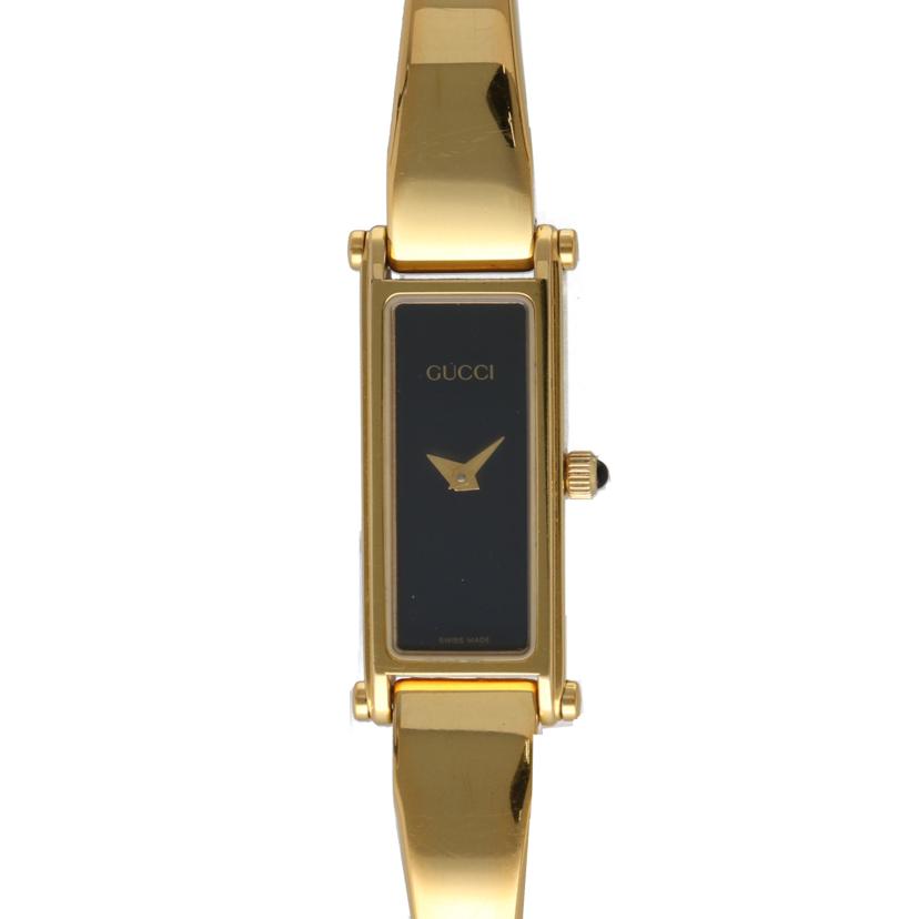 ＧＵＣＣＩ グッチ/バングルウォッチ・ゴールド×ブラック／クオーツ/1500L//035****/ABランク/75