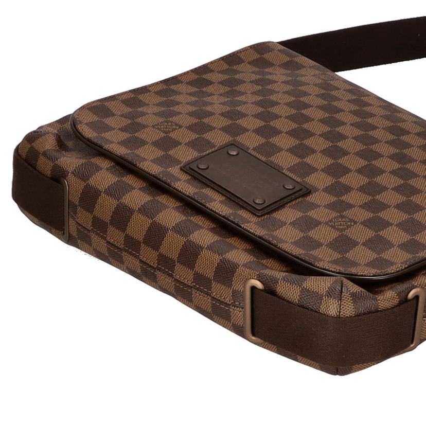 ＬＯＵＩＳ　ＶＵＩＴＴＯＮ ルイヴィトン ルイ・ヴィトン ビトン ダミエ・エベヌ 市松模様 ブラウン 茶 ショルダーバッグ ハンドバッグ トートバッグ ブラウン メンズ レディース 定番 人気 ＬＶ 斜め掛け 肩がけ/ブルックリンＭＭ／ダミエ／エベヌ　/N51211//CA2***/ABランク/93