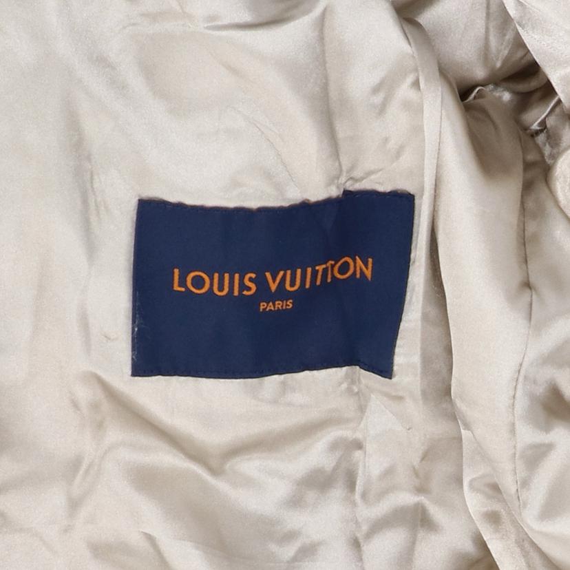 ＬＯＵＩＳ　ＶＵＩＴＴＯＮ ルイ・ヴィトン/マルチパッチミックスドレザー／バーシティブルゾンジャケット／ホワイト/RM222 MYJ HNL91E//ABランク/93