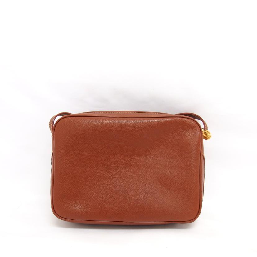 GUCCI グッチ レザー ショルダーバッグ ブラウン GUCCI グッチ ヴィンテージ レザーバッグ ブラウン