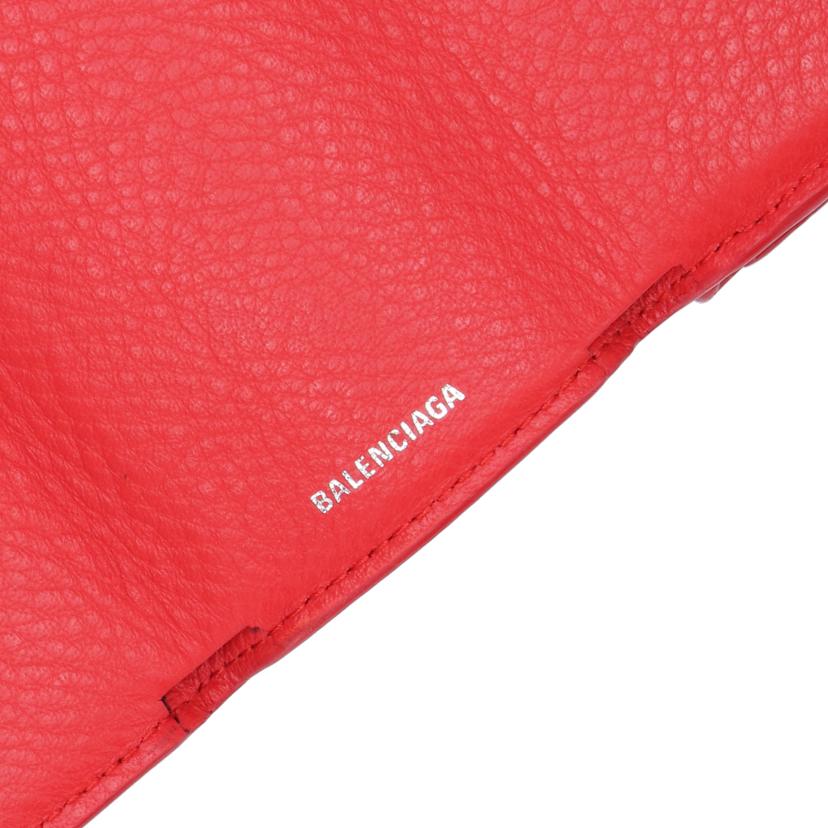 ＢＡＬＥＮＣＩＡＧＡ ﾊﾞﾚﾝｼｱｶﾞ/ペーパーミニウォレット／レッド/291446//652**********/ABランク/93