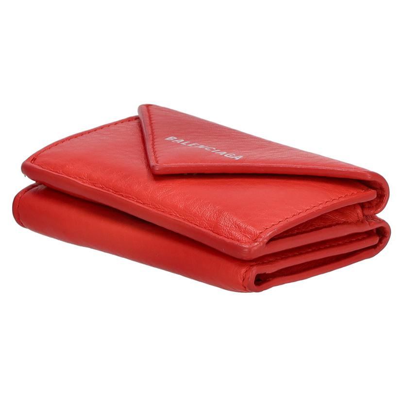 ＢＡＬＥＮＣＩＡＧＡ ﾊﾞﾚﾝｼｱｶﾞ/ペーパーミニウォレット／レッド/291446//652**********/ABランク/93