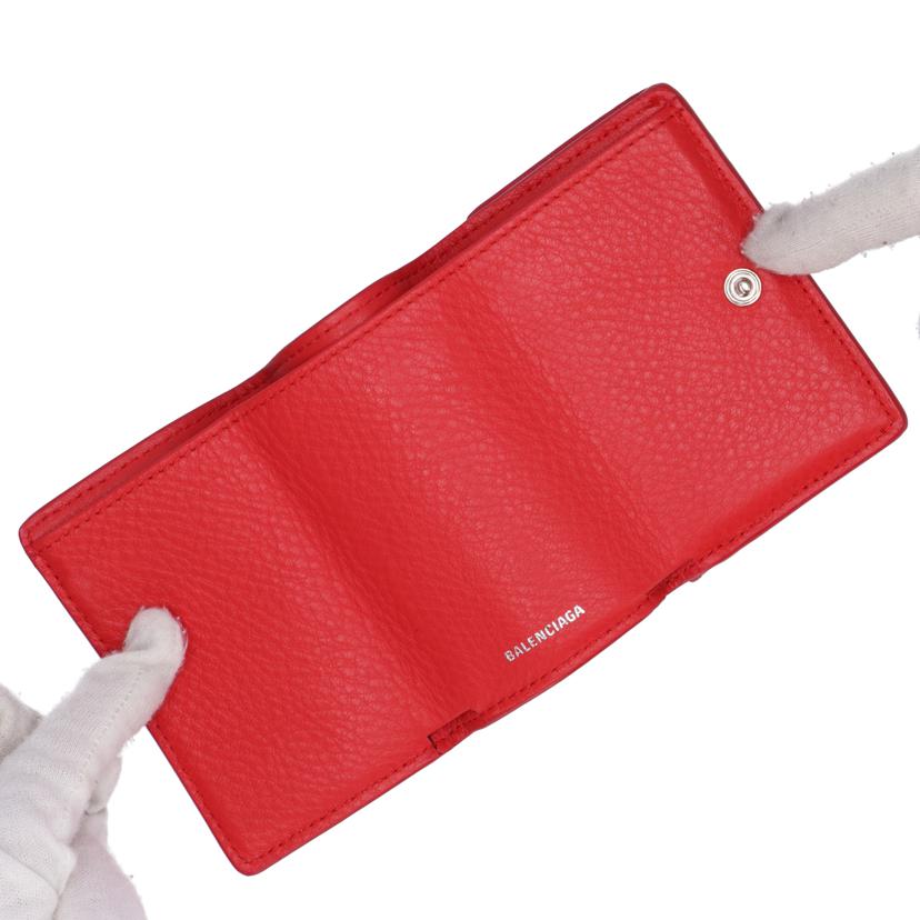 ＢＡＬＥＮＣＩＡＧＡ ﾊﾞﾚﾝｼｱｶﾞ/ペーパーミニウォレット／レッド/291446//652**********/ABランク/93
