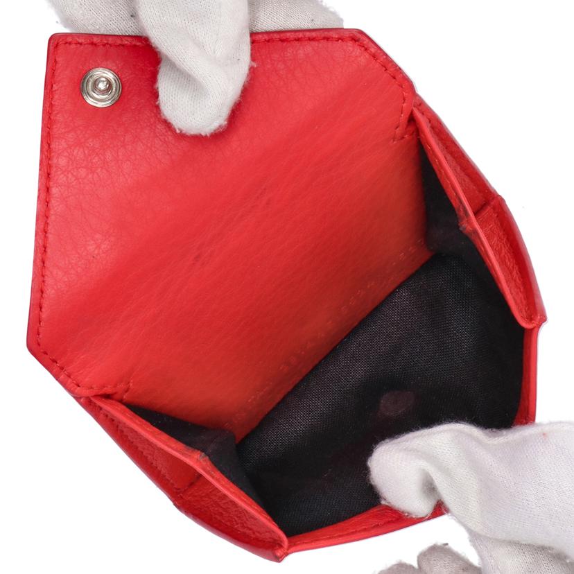 ＢＡＬＥＮＣＩＡＧＡ ﾊﾞﾚﾝｼｱｶﾞ/ペーパーミニウォレット／レッド/291446//652**********/ABランク/93