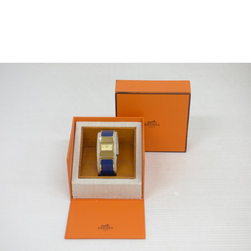 ＨＥＲＭＥＳ エルメス/ロケ・バングルウォッチ・レザー／レディース／クオーツ/LO1.210//837240/ABランク/64