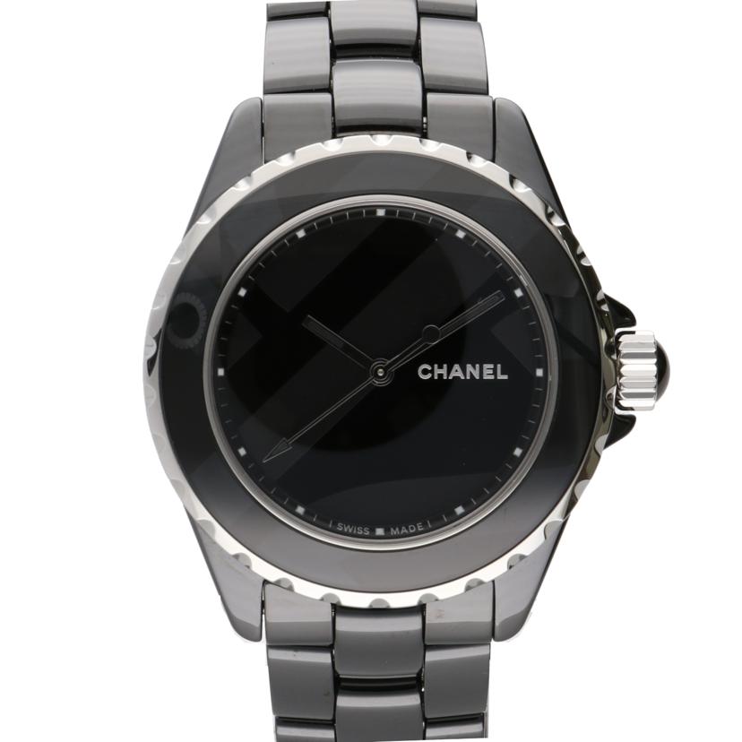 ＣＨＡＮＥＬ シャネル　腕時計　1200本限定モデル　セラミック　メンズ/Ｊ１２・ブラック／アンタイトルリミテッド／自動巻き/H5581//N.Q.S.80501/Aランク/75