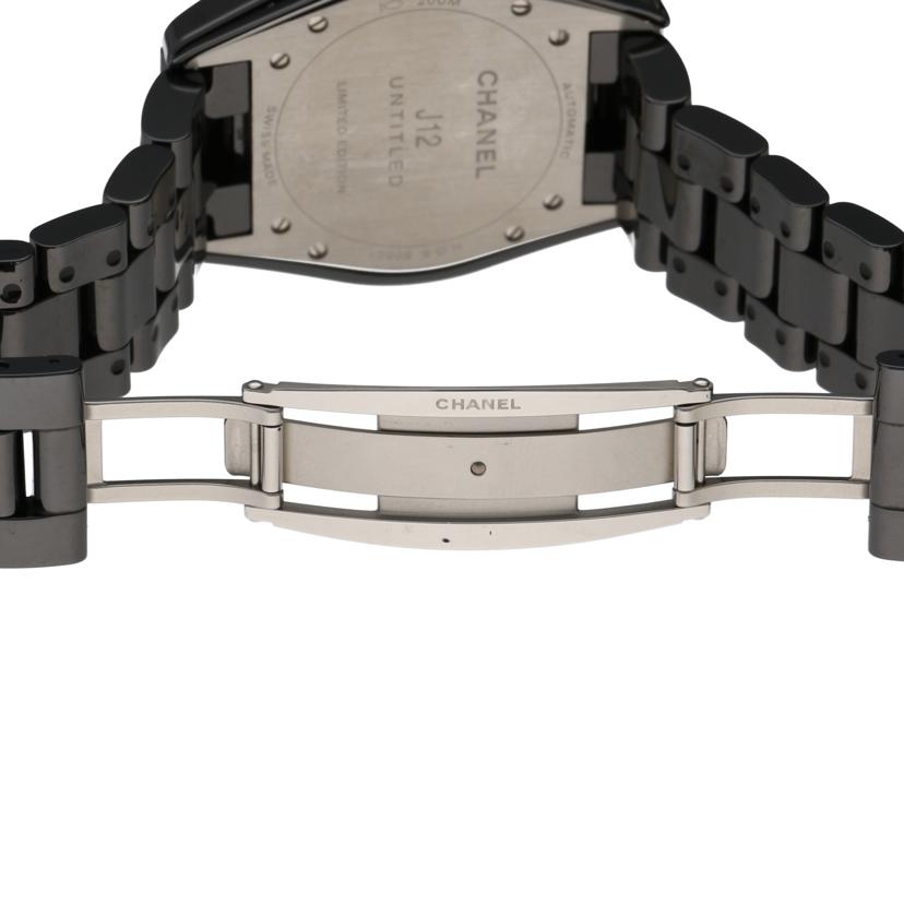 ＣＨＡＮＥＬ シャネル　腕時計　1200本限定モデル　セラミック　メンズ/Ｊ１２・ブラック／アンタイトルリミテッド／自動巻き/H5581//N.Q.S.80501/Aランク/75