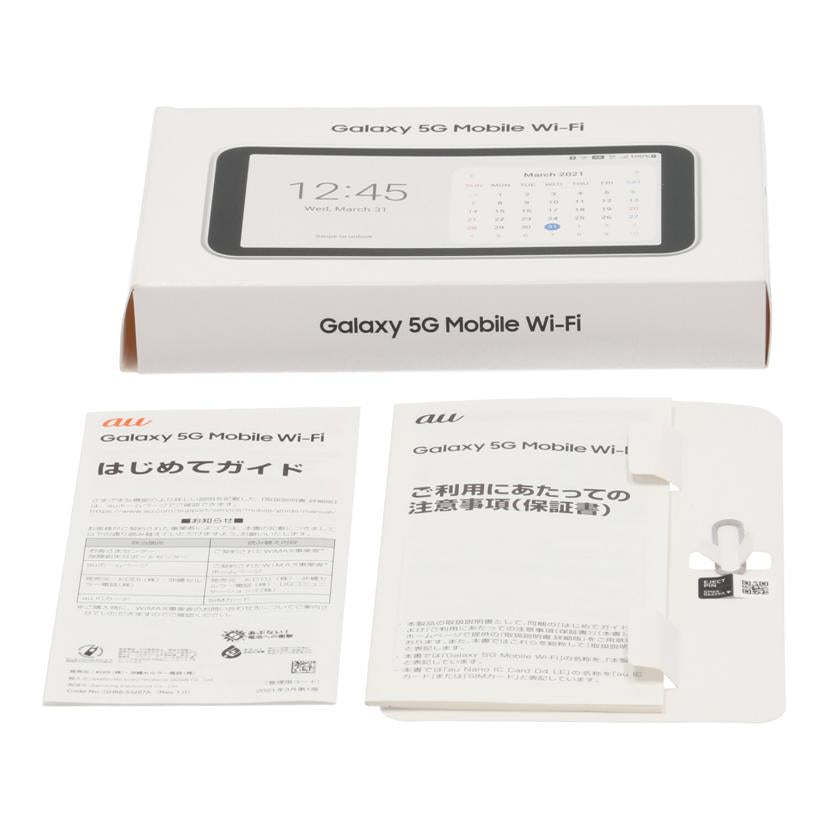 ＳＡＭＳＵＮＧ　ａｕ サムスン/モバイルＷｉ－Ｆｉルーター／Ｇａｒａｘｙ　５Ｇ/SCR01//RFBT900B3GH/Bランク/78