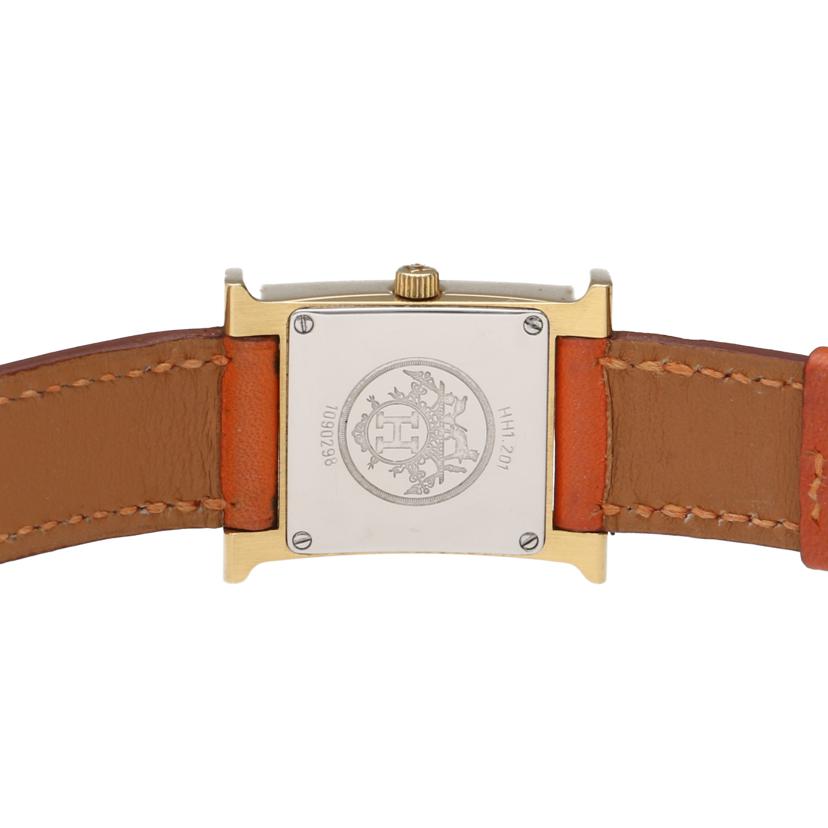 ＨＥＲＭＥＳ エルメス/Ｈウォッチ／レディース／クオーツ/HH1.201//1090298/Bランク/75