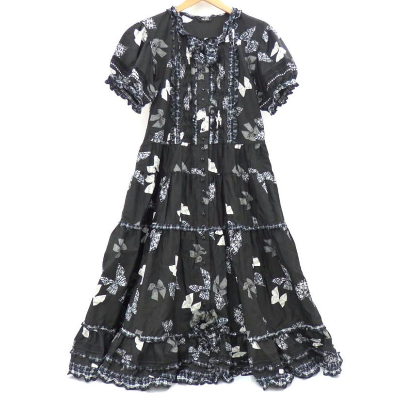 ＰＩＮＫ　ＨＯＵＳＥ ピンクハウス/リボンプリントワンピース//ABランク/77