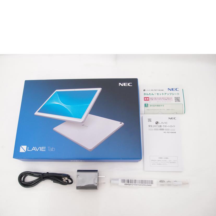 ＮＥＣ エヌイーシー/ＬＡＶＩＥ　Ｔａｂ　Ｅ　１０ＦＨＤ１／Ａｎｄｒｏｉｄタブレット/PC-TE710KAW//HA14WHM5/Aランク/69