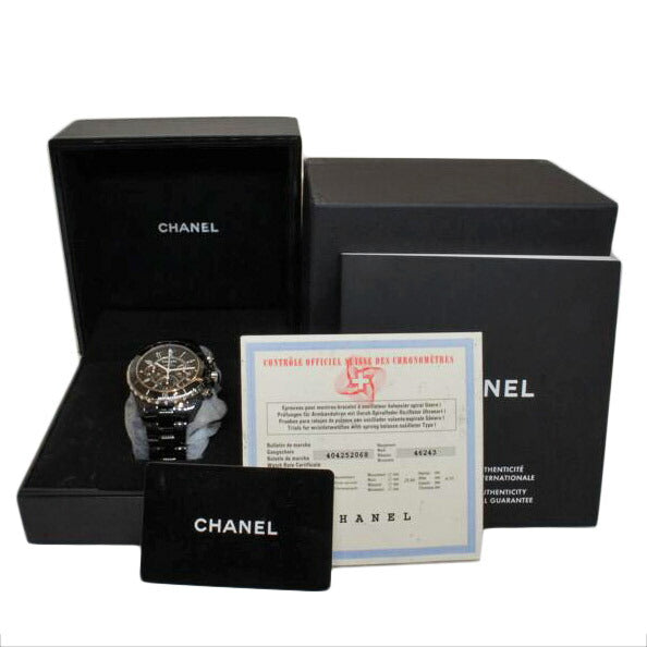 ＣＨＡＮＥＬ シャネル/Ｊ１２ブラック・クロノグラフ／メンズ／自動巻き/H0940//P.R********/Aランク/92