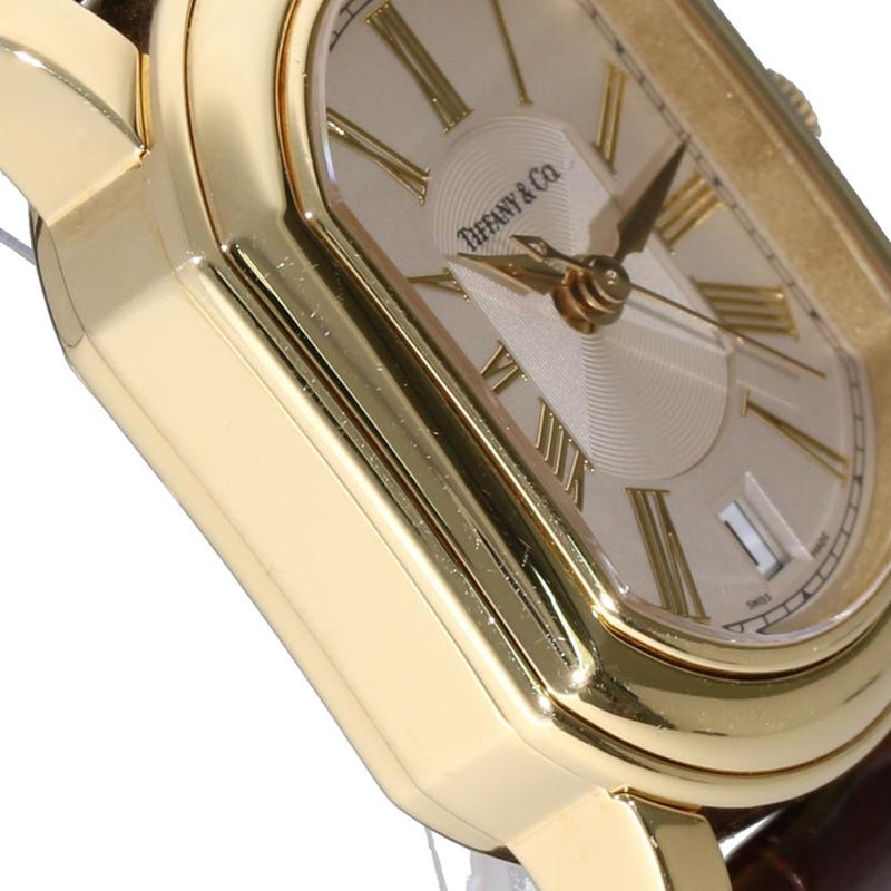 ブラックシェル固有番号TIFFANY & Co. MARK腕時計e-150948