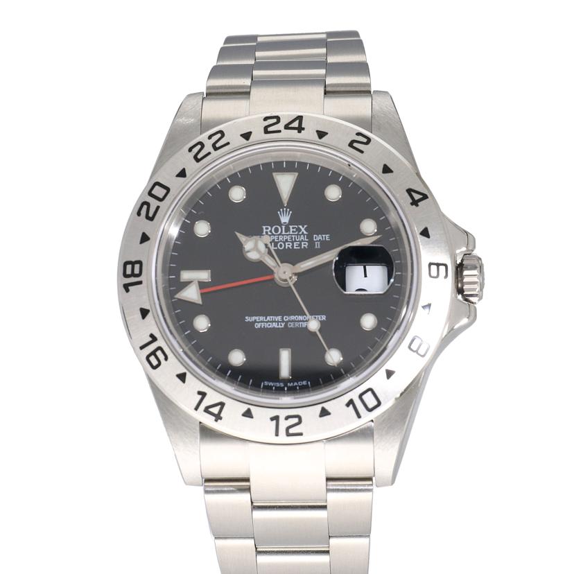 ＲＯＬＥＸ ロレックス 腕時計 2004年頃製造 ステンレス 黒文字盤 メンズ 自動巻き/エクスプローラー２・ブラック／Ｆ番/16570//F93****/SAランク/37