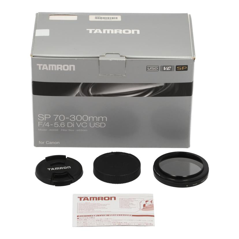 ＴＡＭＲＯＮ タムロン/交換レンズ／７０－３００ｍｍ　Ａ００５/SP 70-300mm Di VC USD//162178/Cランク/62