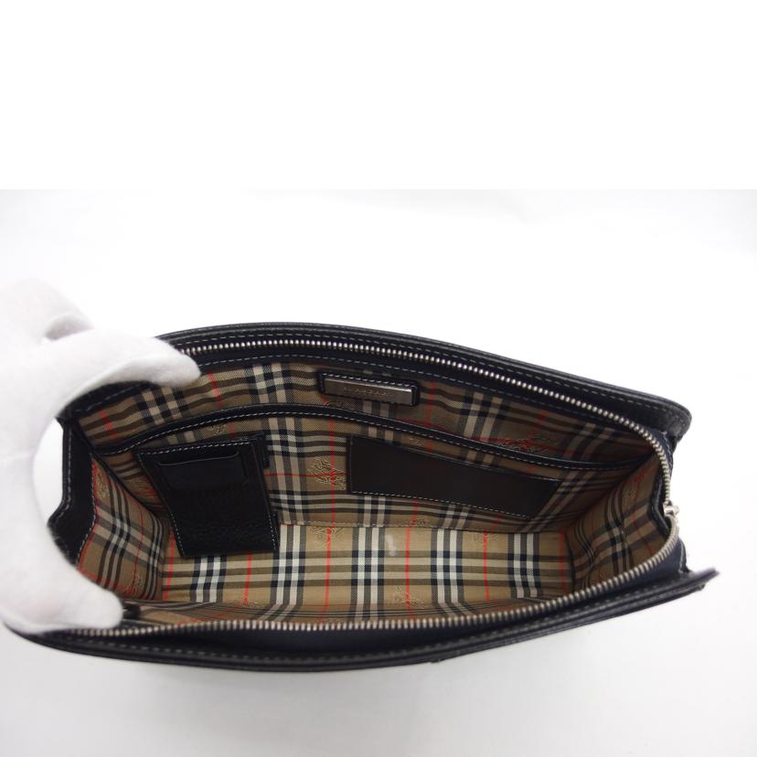 ＢＵＲＢＥＲＲＹ バーバリー/レザークラッチバッグ／セカンドバッグ／ブラック//ABランク/04
