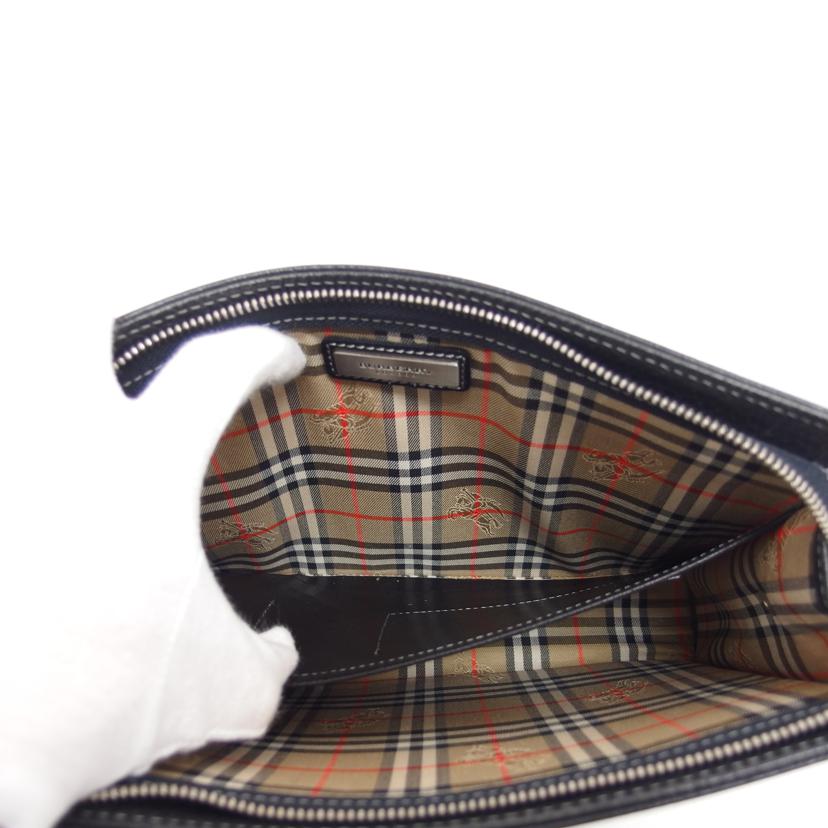 ＢＵＲＢＥＲＲＹ バーバリー/レザークラッチバッグ／セカンドバッグ／ブラック//ABランク/04