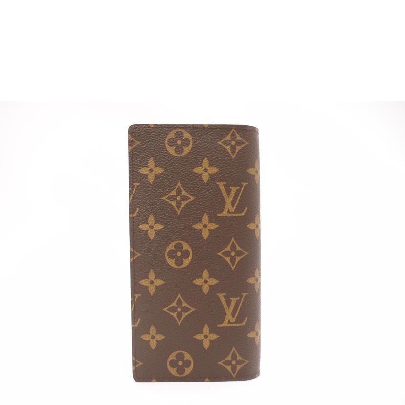 ＬＯＵＩＳ　ＶＵＩＴＴＯＮ ルイ・ヴィトン　二つ折り長財布　ブラウン　メンズ　レディース/ポルトフォイユ・ブラザ／モノグラム/M66540//SP4057/Aランク/69