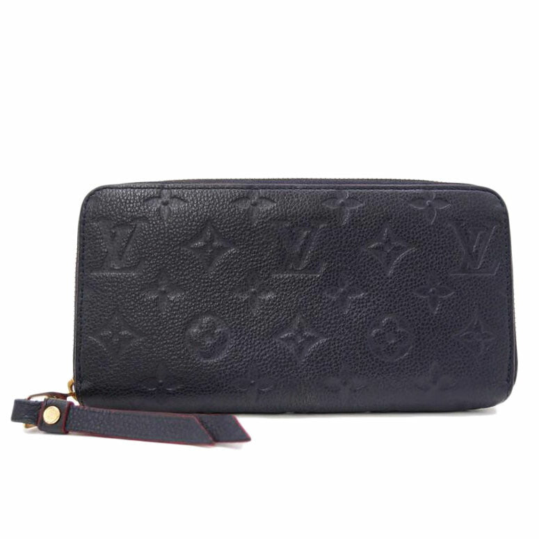 ＬＯＵＩＳ　ＶＵＩＴＴＯＮ ルイ・ヴィトン　長財布　ラウンドファスナー　レザー　ネイビー　/ジッピーウォレット／アンプラント／マリーヌルージュ/M62121//TS1197/ABランク/69
