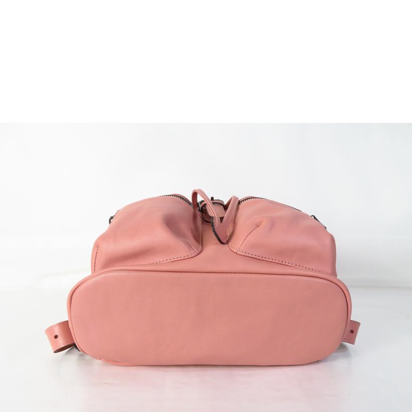 ＬＯＮＧＣＨＡＭＰ ロンシャン　リュック　/レザーバックパック／ピンク/L1556770 P03//2104338/Aランク/81