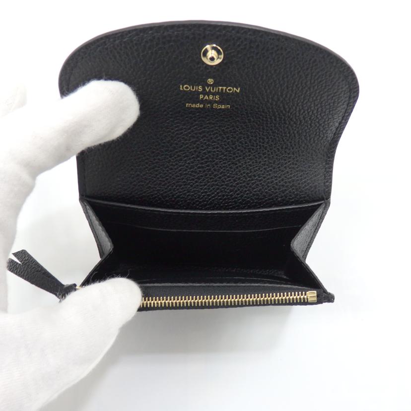 ＬＶ ルイヴィトン/ポルトフォイユ・ロザリ／アンプラント／ノワール/M81455//IC/Aランク/77