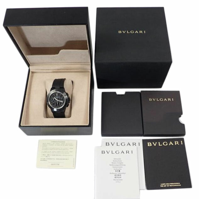 ＢＶＬＧＡＲＩ/ディアゴノマグネシウム／クロノグラフ／ＡＴ/DG42SMC CH//PO01616/ABランク/62