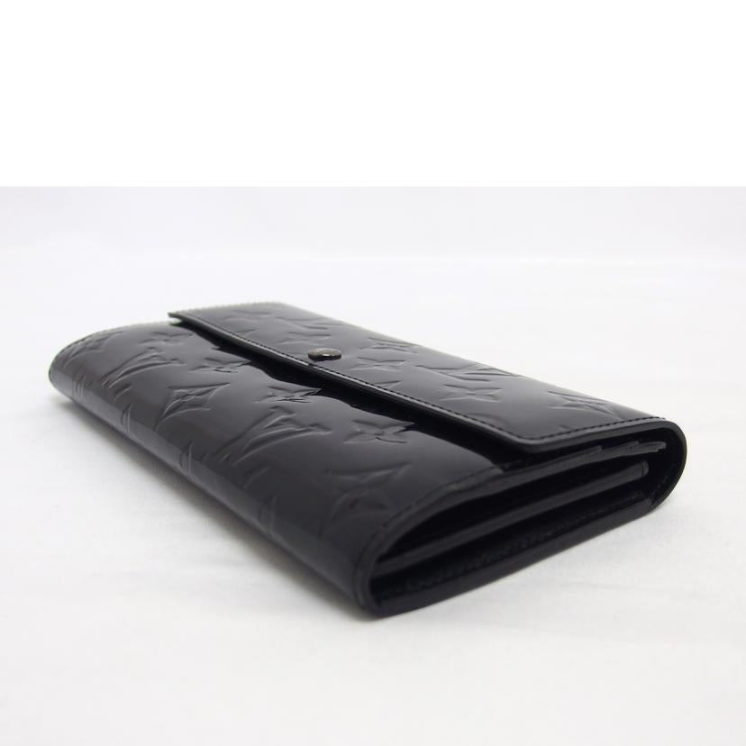 ＬＶ ルイ･ヴィトン 二つ折り長財布 旧型/ポルトフォイユ・サラ／ヴェルニ／ノワール・マニエティック/M90080//TN4***/ABランク/04