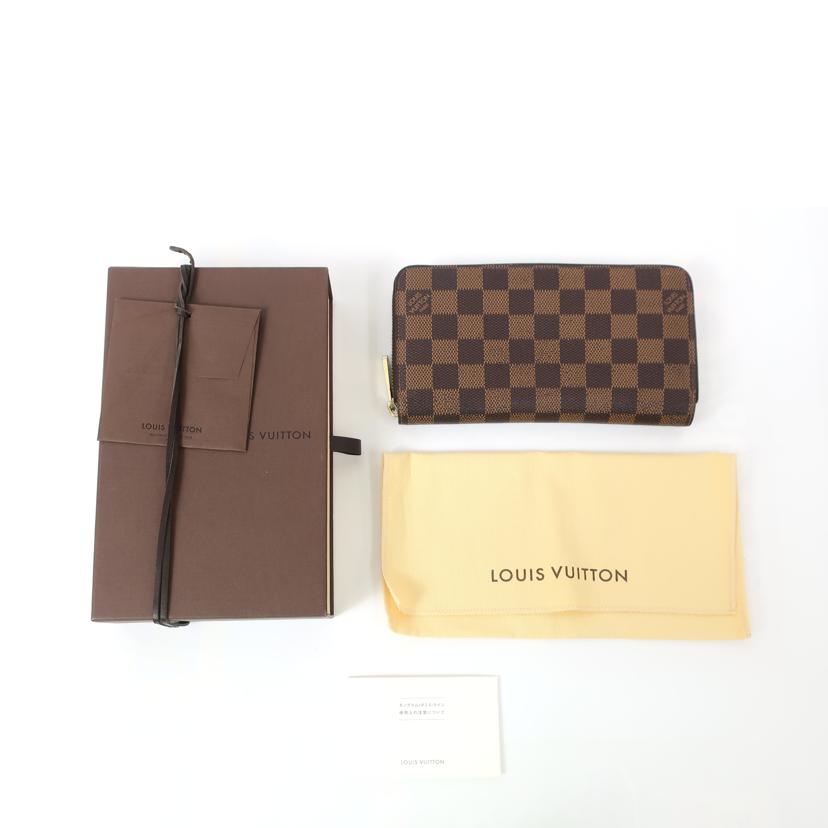 ＬＯＵＩＳ　ＶＵＩＴＴＯＮ ルイ・ヴィトン/ジッピーウオレット　ダミエ／長財布/N60015//MI1154/BCランク/65