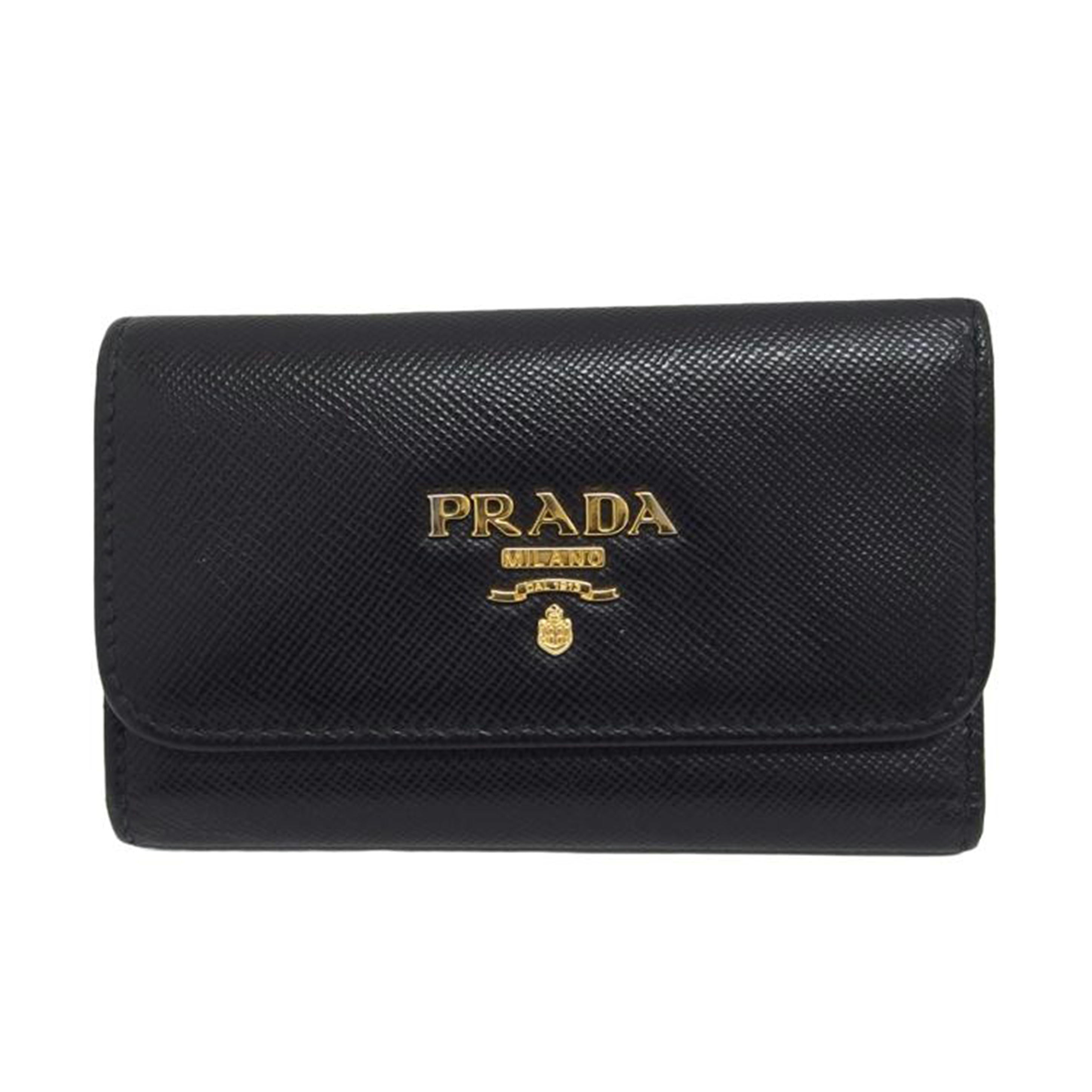 ＰＲＡＤＡ プラダ/サフィアーノ６連キーケース／ブラック//181/Bランク/04
