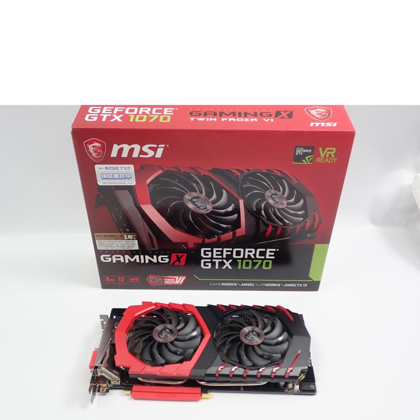 MSI グラフィックボード 標準サイズ　GTX1070 Amazon | GeForce GTX1070 8G Gaming X | MSI Computer
