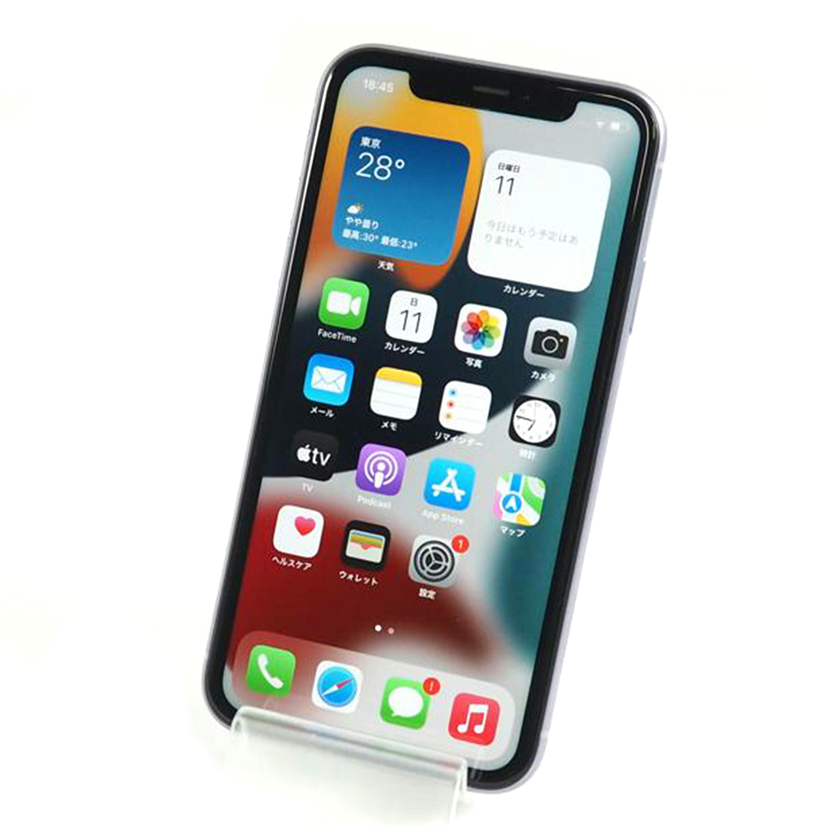 Apple(SoftBank アップル(ソフトバンク/iPhone 11 64GB パープル /MWLX2J//G0NC3BKNN739/Aランク/79