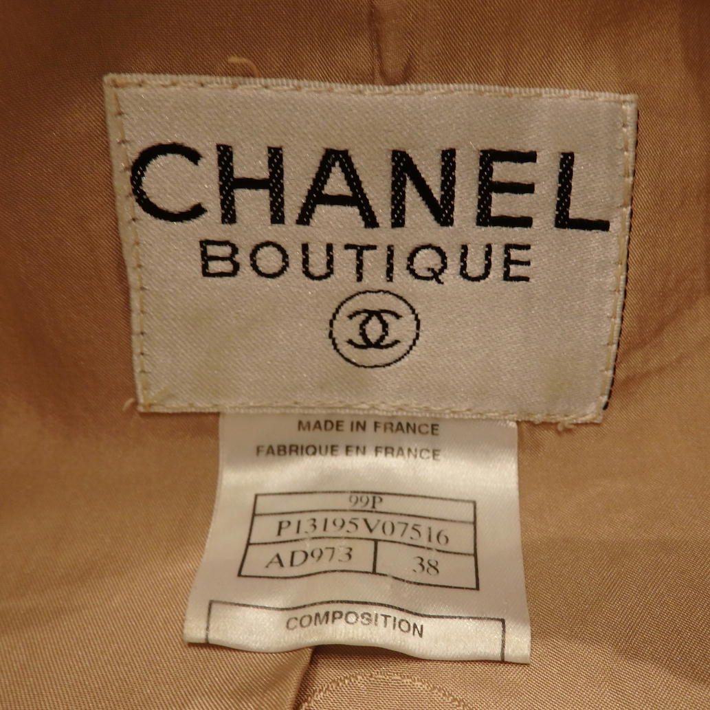 ＣＨＡＮＥＬ シャネル/ジャケット　９９Ｐ／ＳＩＺＥ３８/P13195//ABランク/92