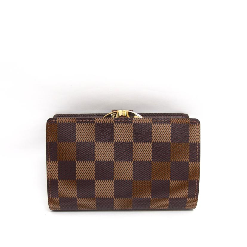ＬＶ ルイ･ヴィトン 二つ折り財布 がま口 /ポルトフォイユ・ヴィエノワ／ダミエ／エベヌ/N61674//MI4***/Aランク/04