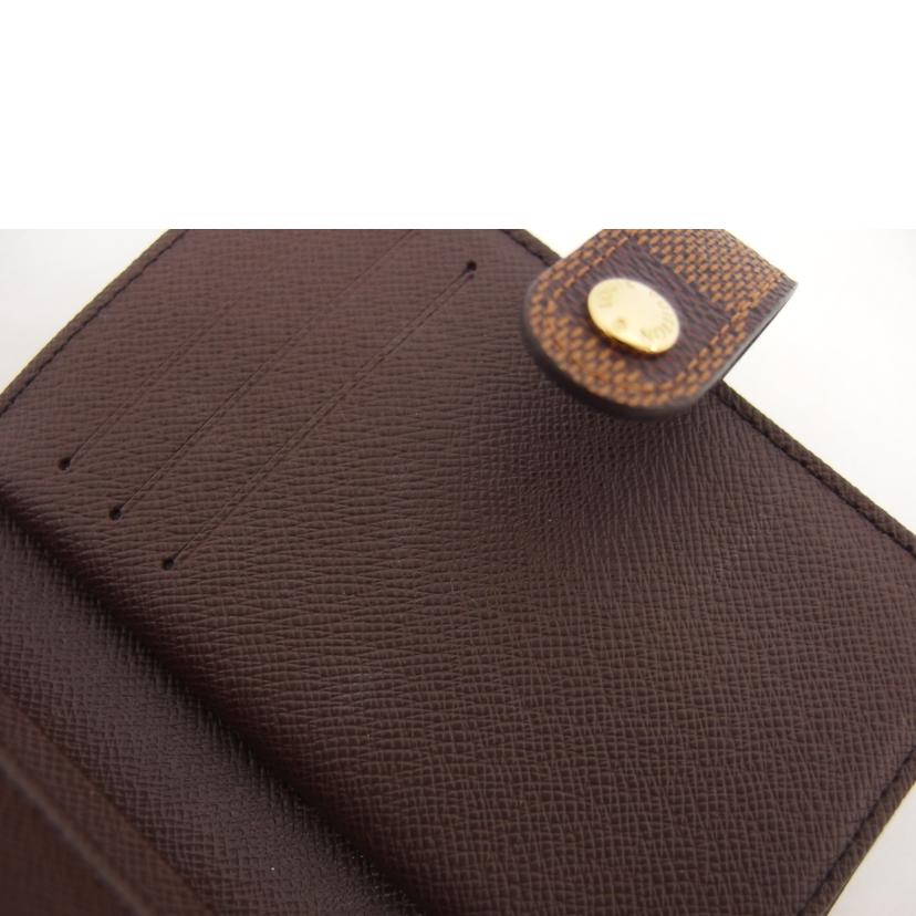 ＬＶ ルイ･ヴィトン 二つ折り財布 がま口 /ポルトフォイユ・ヴィエノワ／ダミエ／エベヌ/N61674//MI4***/Aランク/04