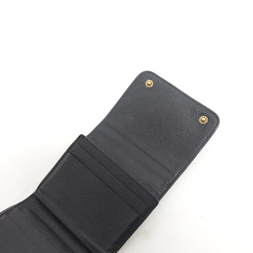 ＢＡＬＥＮＣＩＡＧＡ バレンシアガ/ＢＢメタルロゴ／三つ折り財布／ブラック/601462 1000//527***/Bランク/04