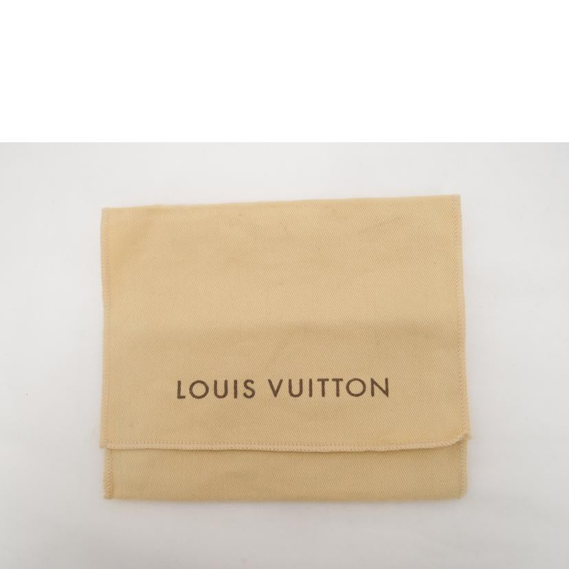 ＬＯＵＩＳ ＶＵＩＴＴＯＮ ルイヴィトン 三つ折り財布 黒 茶