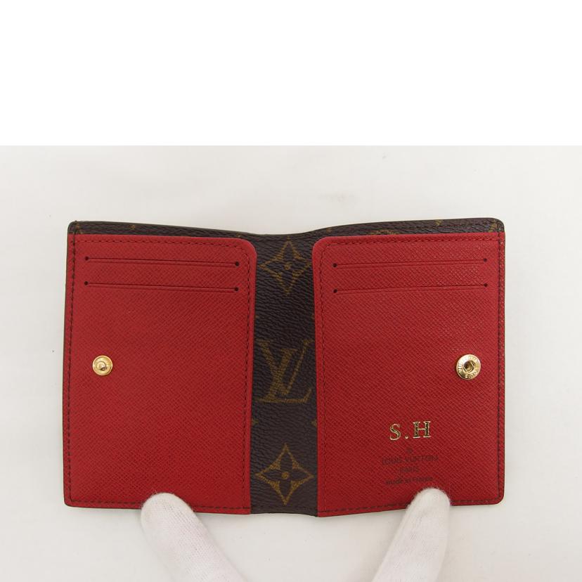 ＬＶ ルイ･ヴィトン コンパクトウォレット /ポルトフォイユ・マリー／モノグラム／ルージュ/M93802//MI4***/Aランク/04