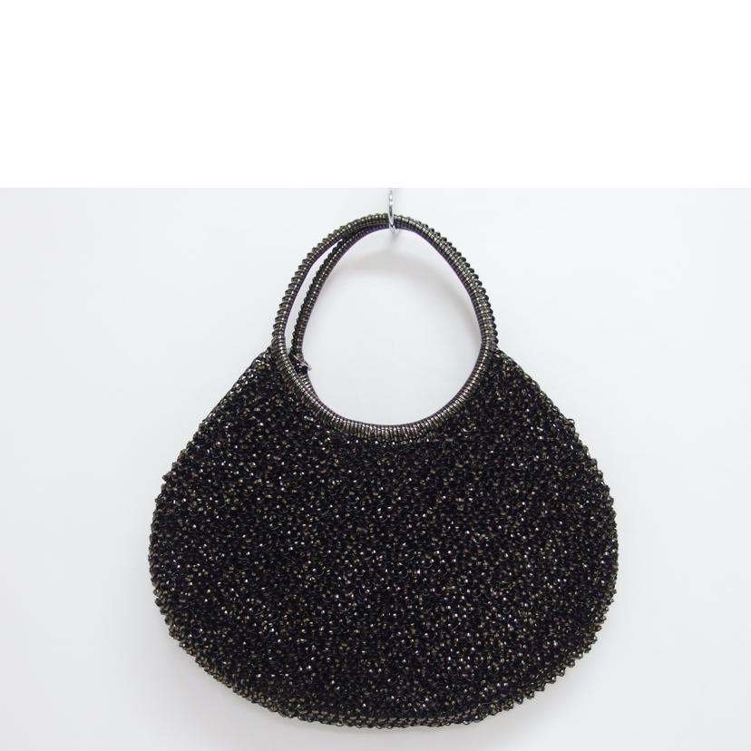 ＡＮＴＥＰＲＩＭＡ アンテプリマ/ワイヤーラウンド／ハンドバッグ／メタリックブラック//ABランク/04