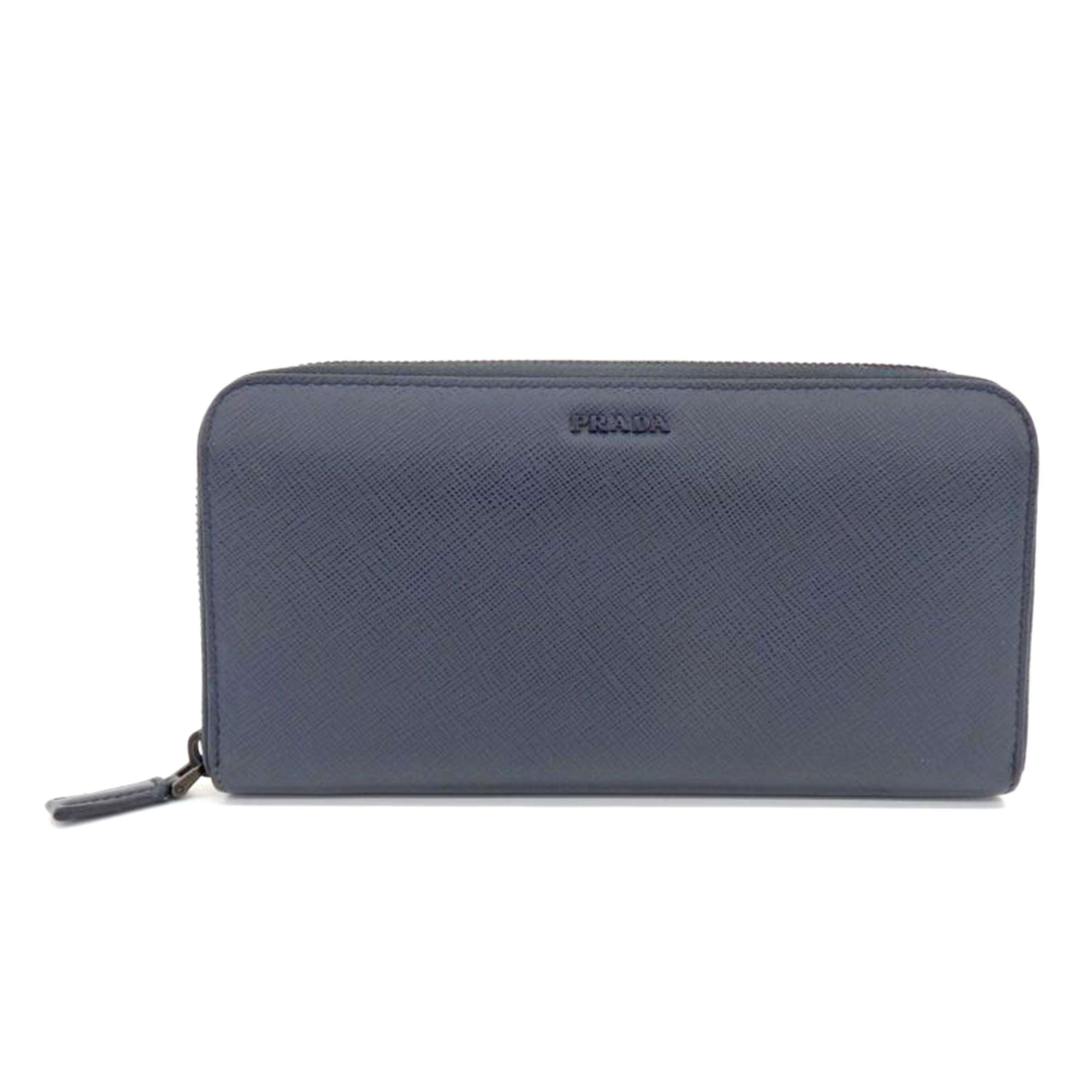 PRADA  プラダ/サフィアーノラウンドファスナーロングウォレット/1M0506//230-A/ABランク/75