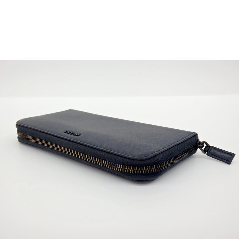 PRADA  プラダ/サフィアーノラウンドファスナーロングウォレット/1M0506//230-A/ABランク/75