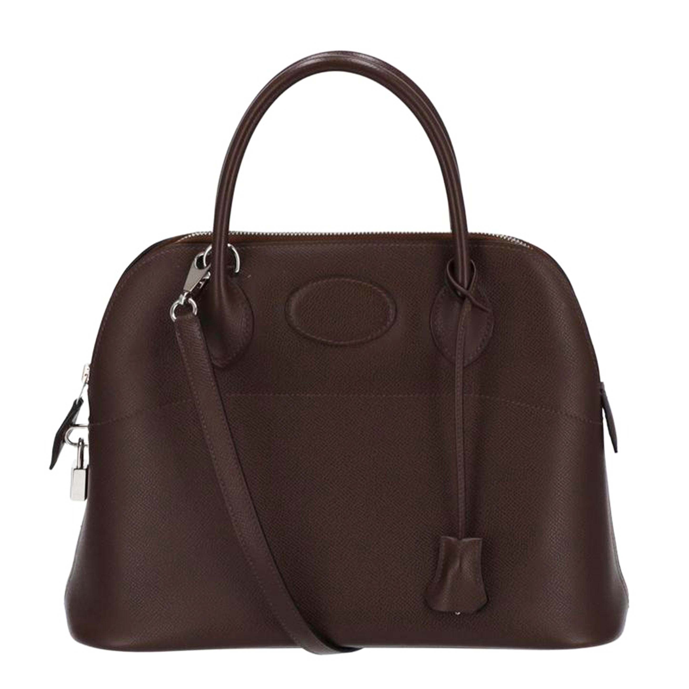 ＨＥＲＭＥＳ エルメス/ボリード３１／ヴォーエプソン／カフェ／ＳＶ金具//□K U.68/Aランク/75