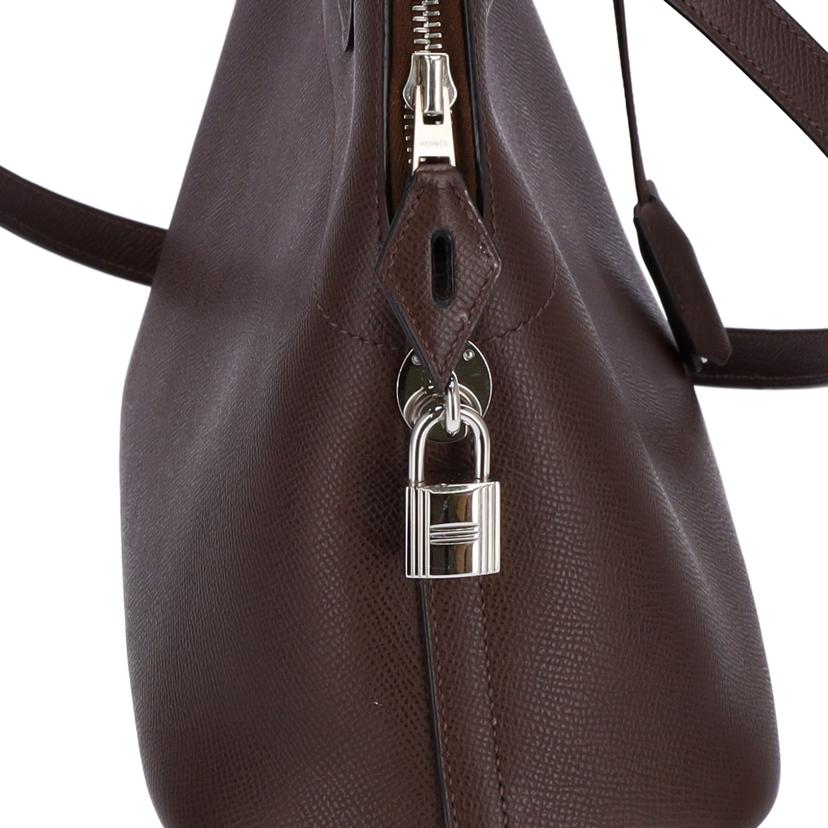 ＨＥＲＭＥＳ エルメス/ボリード３１／ヴォーエプソン／カフェ／ＳＶ金具//□K U.68/Aランク/75