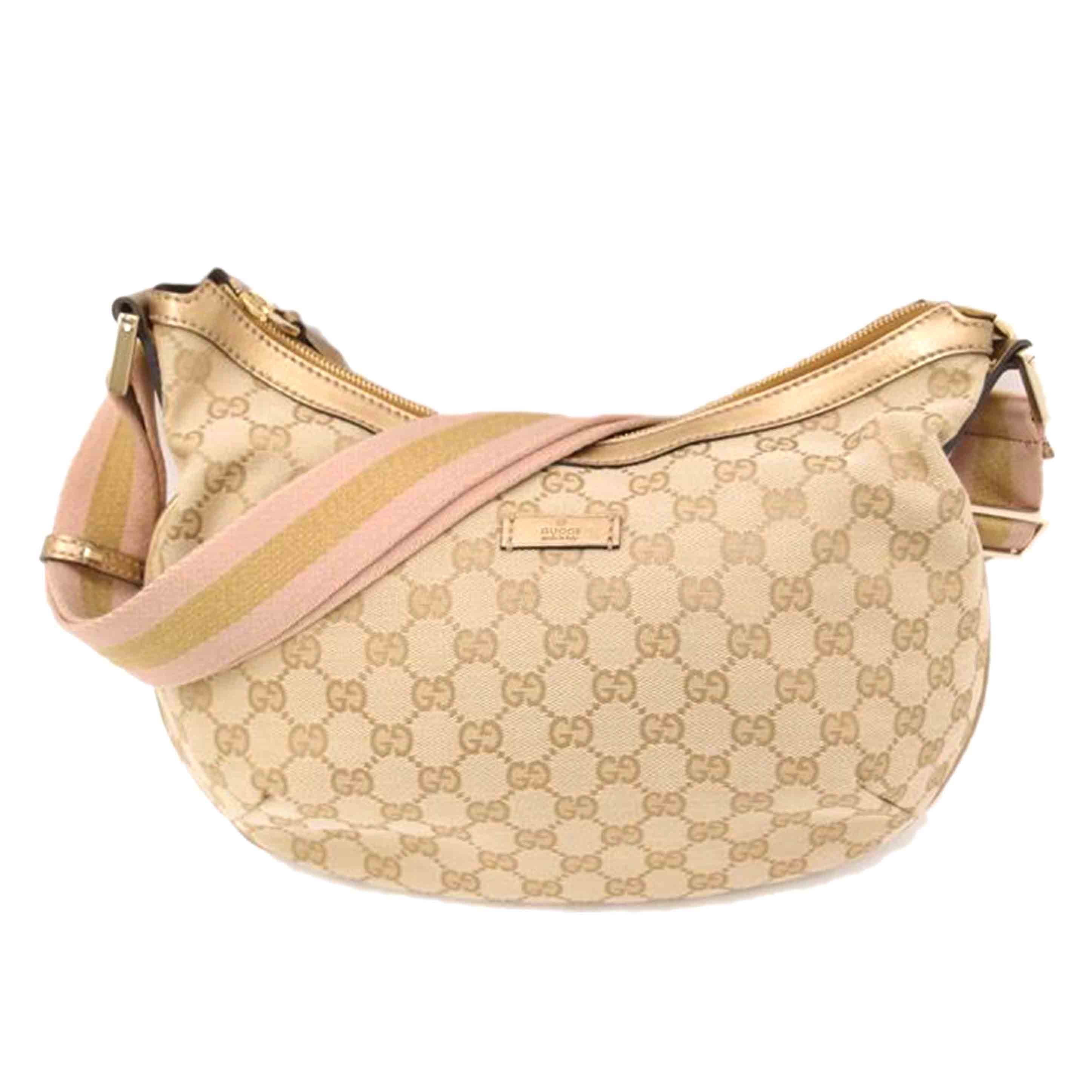 ＧＵＣＣＩ グッチ　ショルダーバッグ　ゴールド　肩掛け　斜め掛け　レディース/ＧＧキャンバスシェリーショルダー／ピンク/181092//002***/Aランク/69