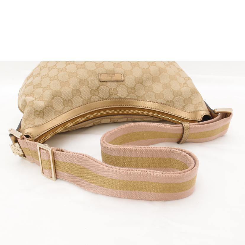 ＧＵＣＣＩ グッチ　ショルダーバッグ　ゴールド　肩掛け　斜め掛け　レディース/ＧＧキャンバスシェリーショルダー／ピンク/181092//002***/Aランク/69