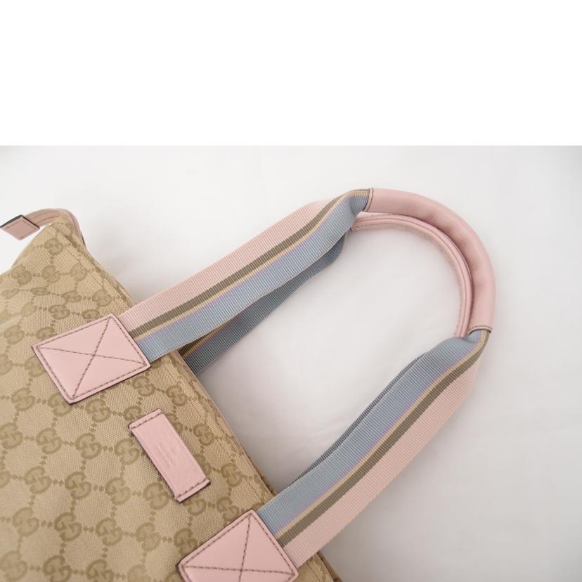 ＧＵＣＣＩ グッチ　トートバック　ショルダーバッグ　肩掛け　レディース/ＧＧキャンバスシェリートート／ピンク/131230//214***/Aランク/69