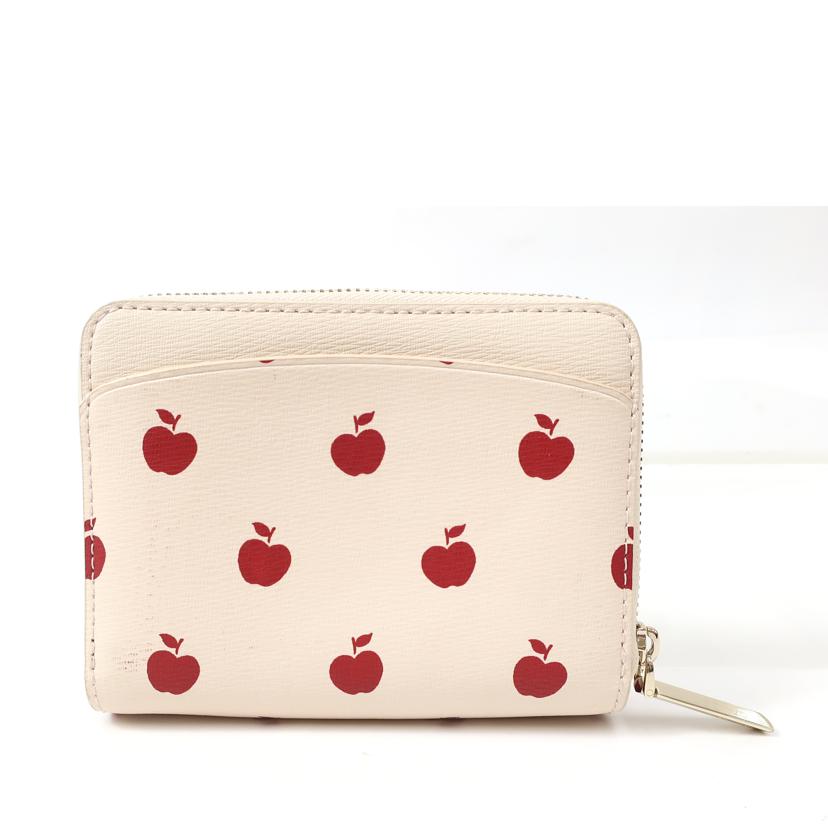 ケイトスペード Kate Spade /二つ折り財布　　りんご柄　アップル//Aランク/65