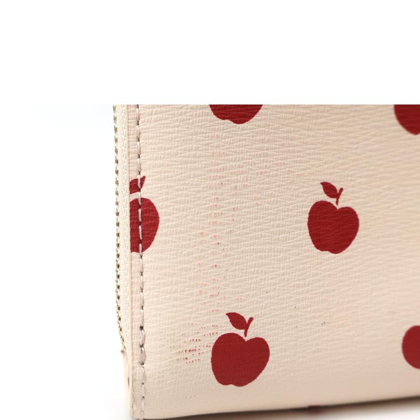 ケイトスペード Kate Spade /二つ折り財布　　りんご柄　アップル//Aランク/65