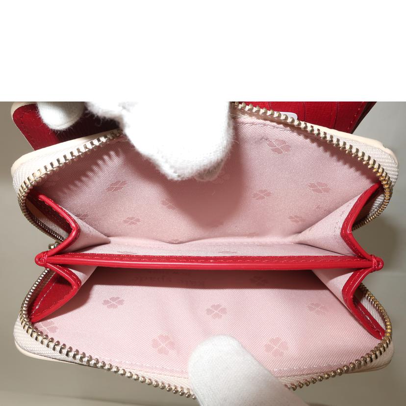 ケイトスペード Kate Spade /二つ折り財布　　りんご柄　アップル//Aランク/65